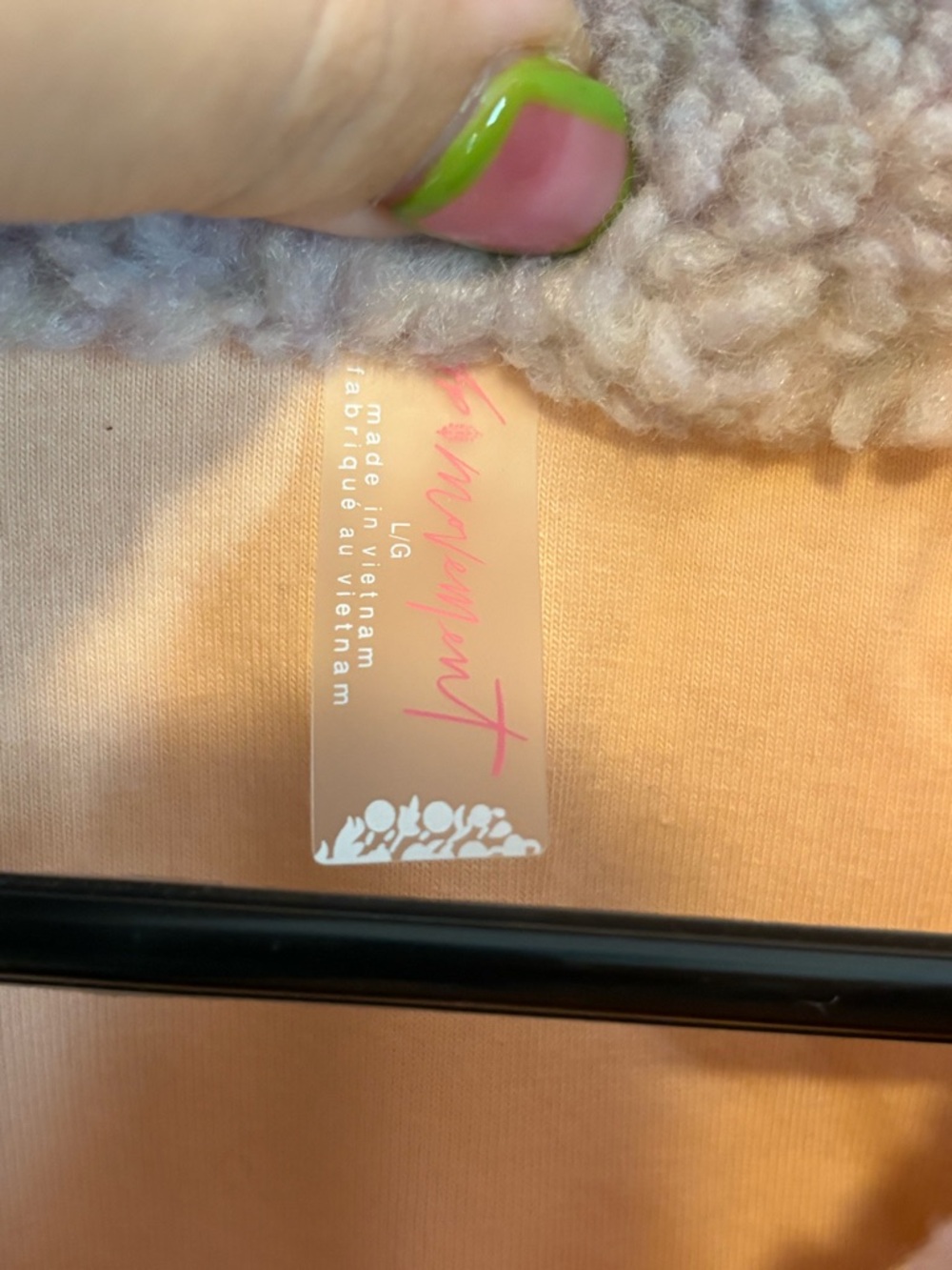Free People Pastel Fleece Pullover - Picture 2 of 4